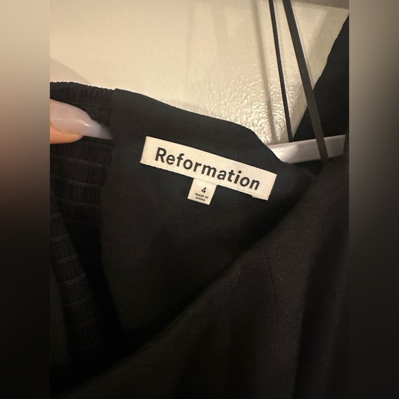 Reformation Ballari dress - size 4 - black - Picture 5 of 8